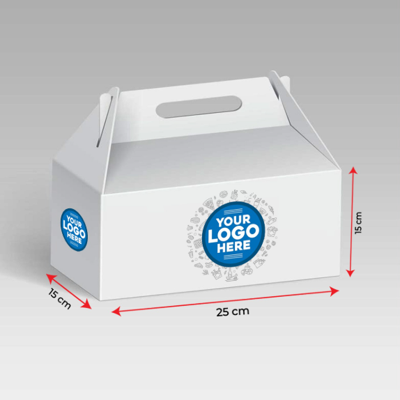 Food box with handle H 15XW 15 X L 25Cm