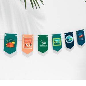 Paper Party Flags – Digital