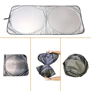 Car Sun Shade Silver One color Printing